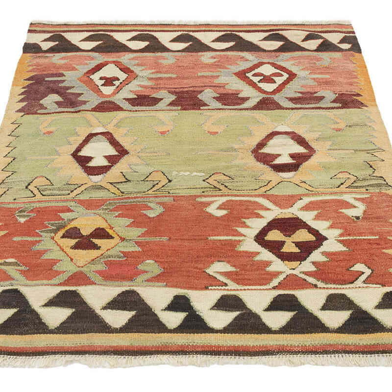 Vintage Konya Kilim Rug - 2' 9" x 3' 8" (33" x 44") - K0081159