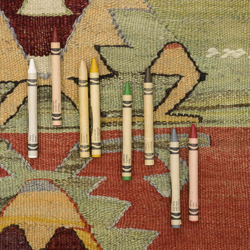 Vintage Konya Kilim Rug - 2' 9" x 3' 8" (33" x 44") - K0081159