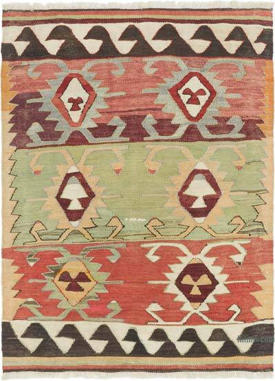 Vintage Konya Kilim Rug - 2' 9" x 3' 8" (33" x 44")