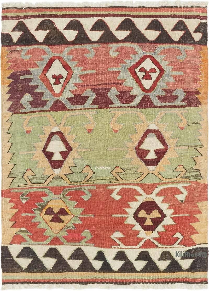 Vintage Konya Kilim Rug - 2' 9" x 3' 8" (33" x 44") - K0081159