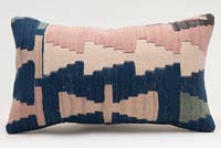 Kilim Pillow Cover - 1' 8" x 1'  (20" x 12")