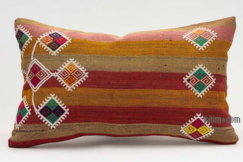 Kilim Pillow Cover - 1' 8" x 1'  (20" x 12") - K0081237