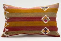 Kilim Pillow Cover - 1' 8" x 1'  (20" x 12")