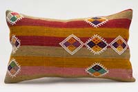 Kilim Pillow Cover - 1' 8" x 1'  (20" x 12")