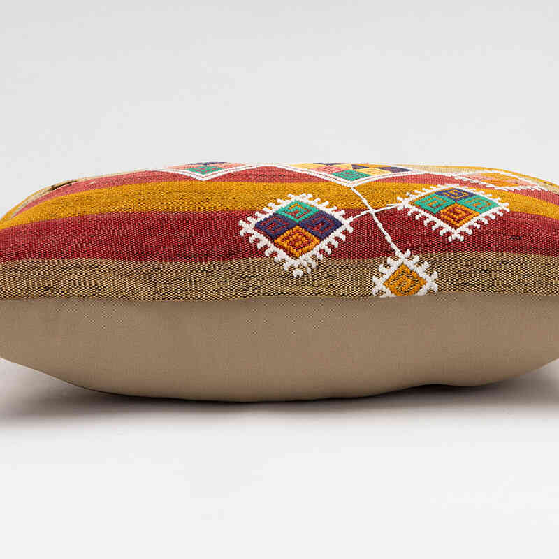 Kilim Pillow Cover - 1' 8" x 1'  (20" x 12") - K0081259