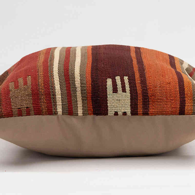 Kilim Pillow Cover - 1' 4" x 1' 4" (16" x 16") - K0081351
