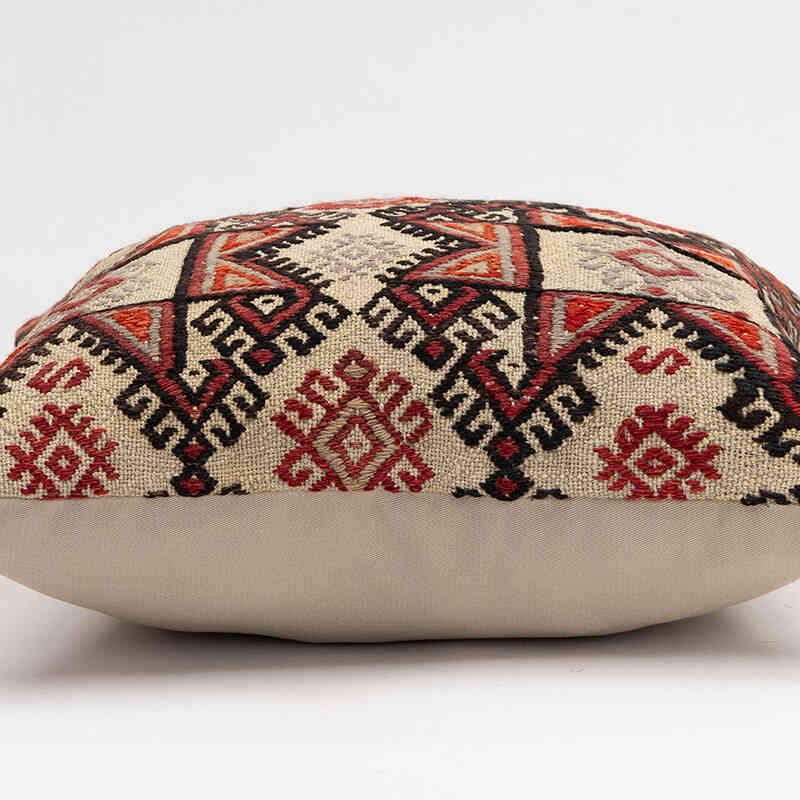 Kilim Pillow Cover - 1' 4" x 1' 4" (16" x 16") - K0081366