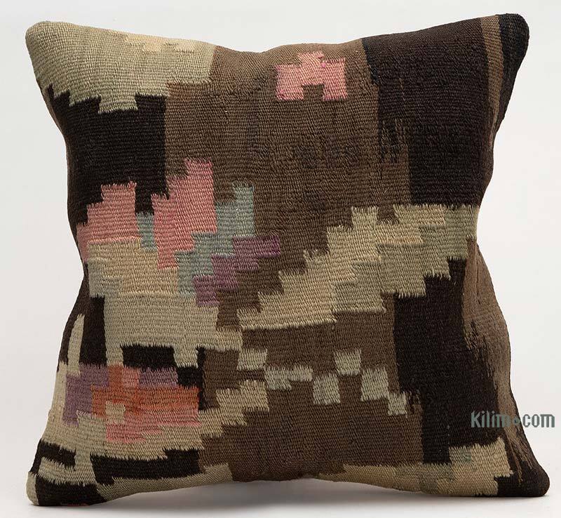 Kilim Yastık Kılıfı - 40 cm x 40 cm - K0081374