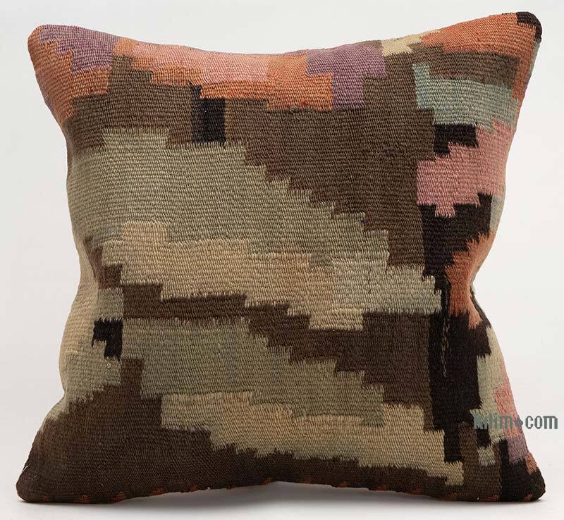 Kilim Yastık Kılıfı - 40 cm x 40 cm - K0081377