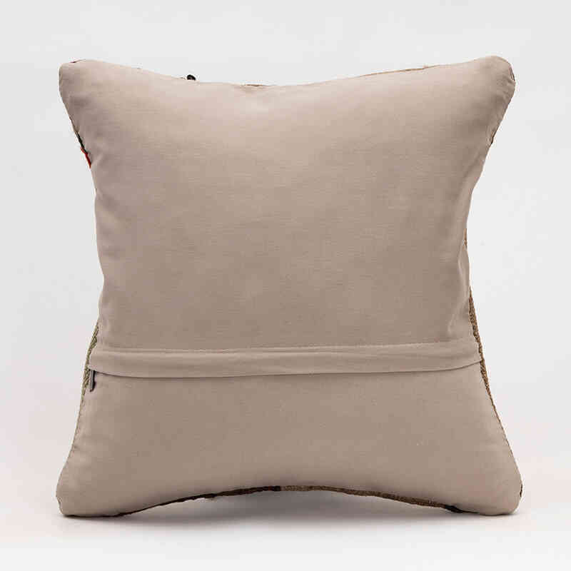Kilim Pillow Cover - 1' 4" x 1' 4" (16" x 16") - K0081392