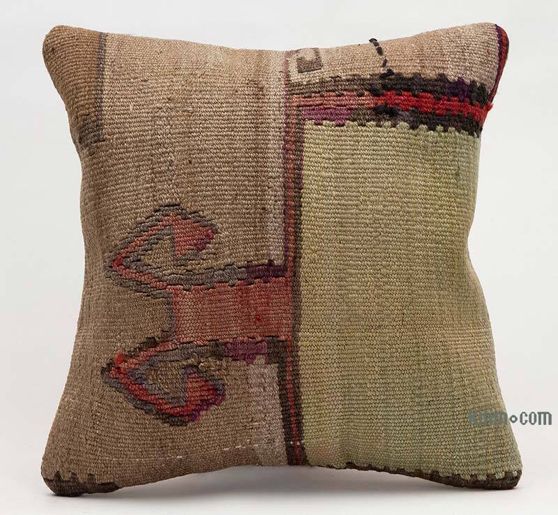 Kilim Pillow Cover - 1' 4" x 1' 4" (16" x 16") - K0081392