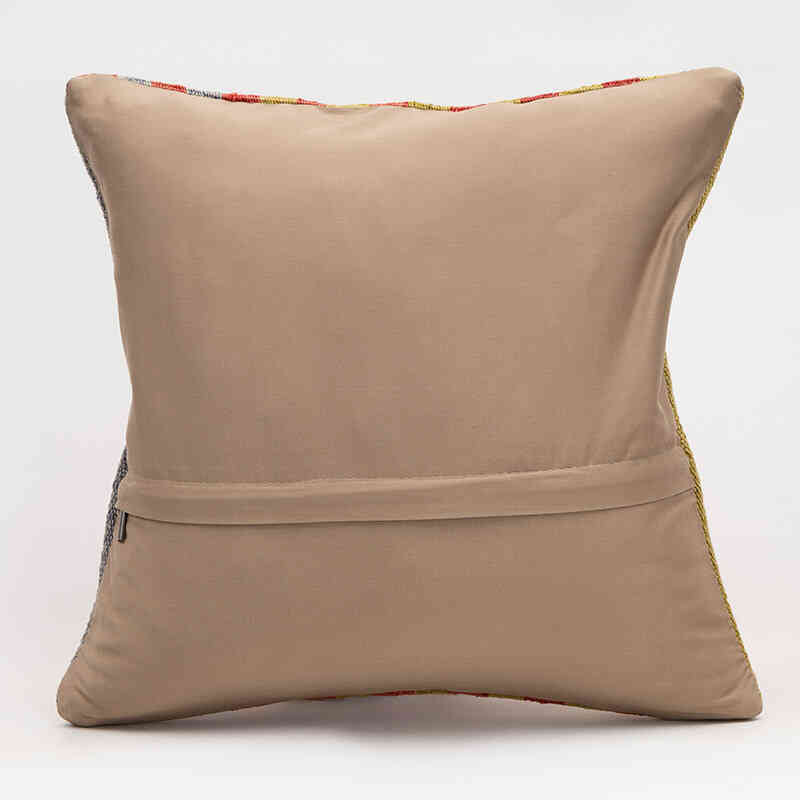 Kilim Pillow Cover - 1' 4" x 1' 4" (16" x 16") - K0081407
