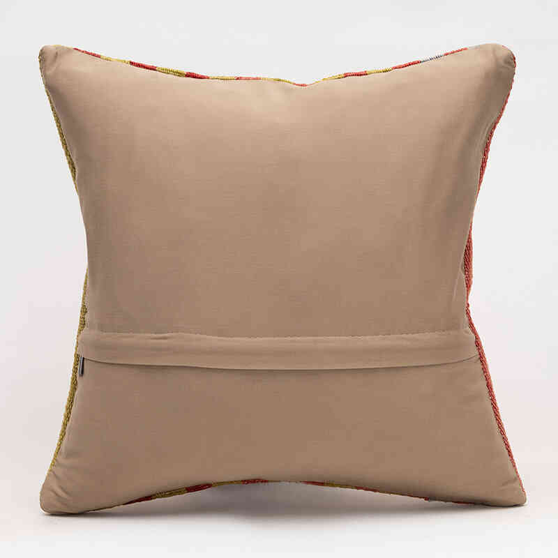 Kilim Pillow Cover - 1' 4" x 1' 4" (16" x 16") - K0081413