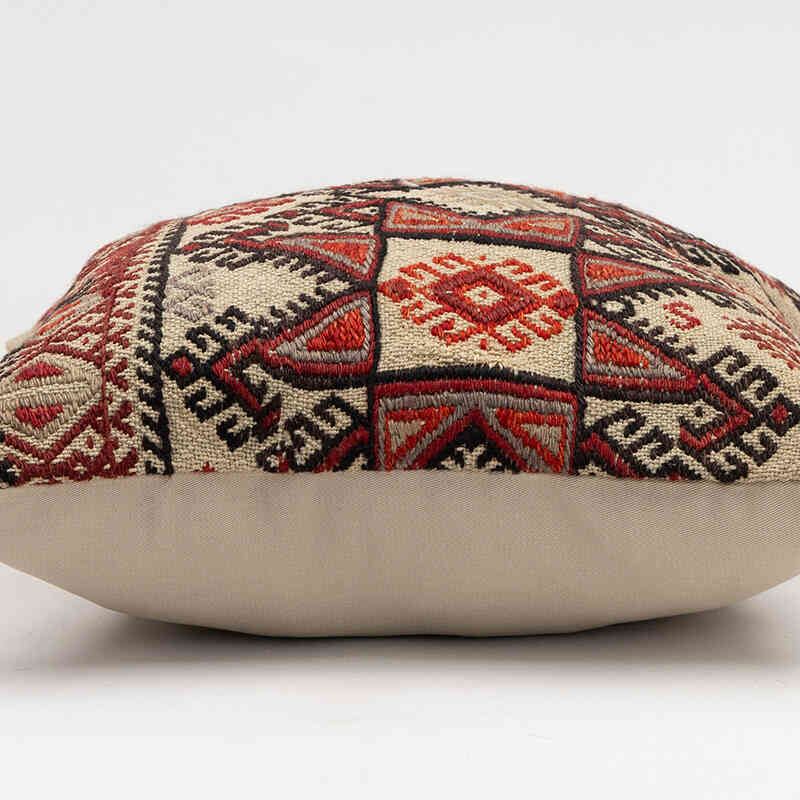 Kilim Pillow Cover - 1' 4" x 1' 4" (16" x 16") - K0081451
