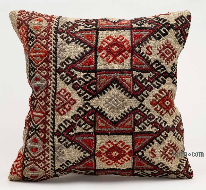 Kilim Pillow Cover - 1' 4" x 1' 4" (16" x 16") - K0081451