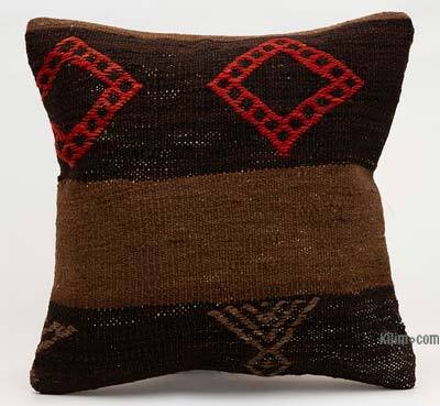 Kilim Pillow Cover - 1' 4" x 1' 4" (16" x 16")