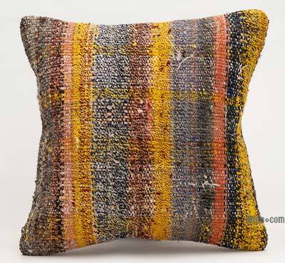Kilim Pillow Cover - 1' 4" x 1' 4" (16" x 16")