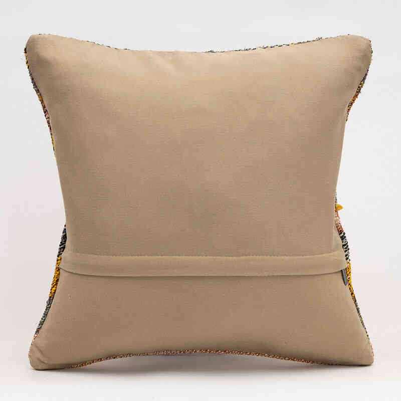 Kilim Pillow Cover - 1' 4" x 1' 4" (16" x 16") - K0081498