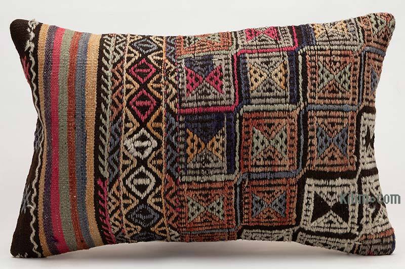 Kilim Yastık Kılıfı - 60 cm x 40 cm - K0081524