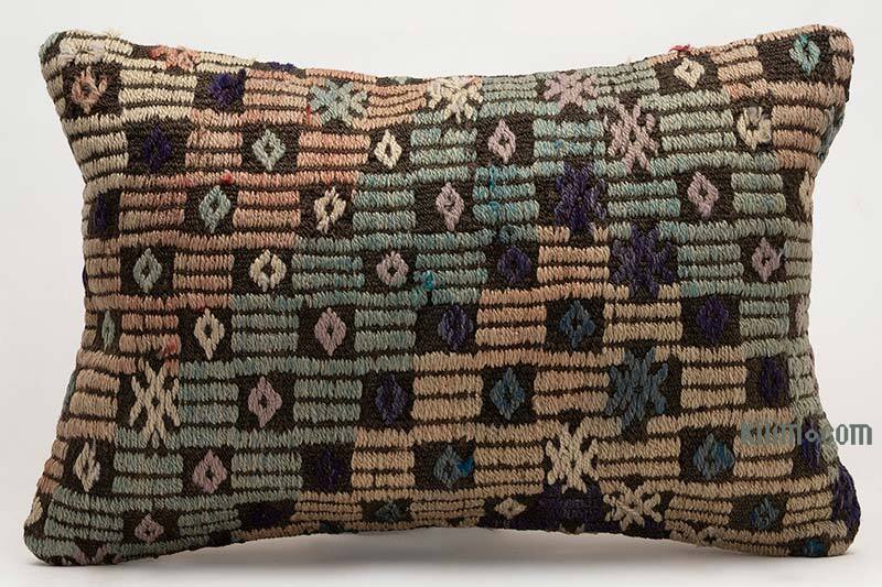 Kilim Yastık Kılıfı - 60 cm x 40 cm - K0081555
