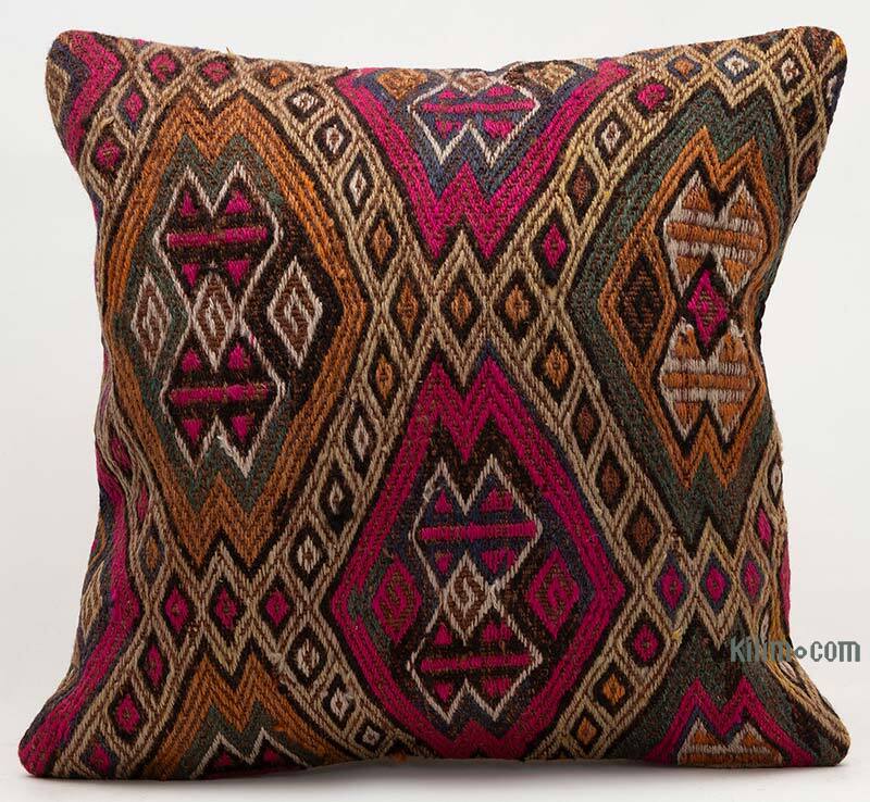 Kilim Yastık Kılıfı - 50 cm x 50 cm - K0081669