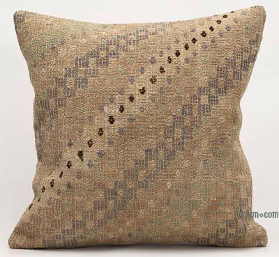Kilim Pillow Cover - 1' 8" x 1' 8" (20" x 20")