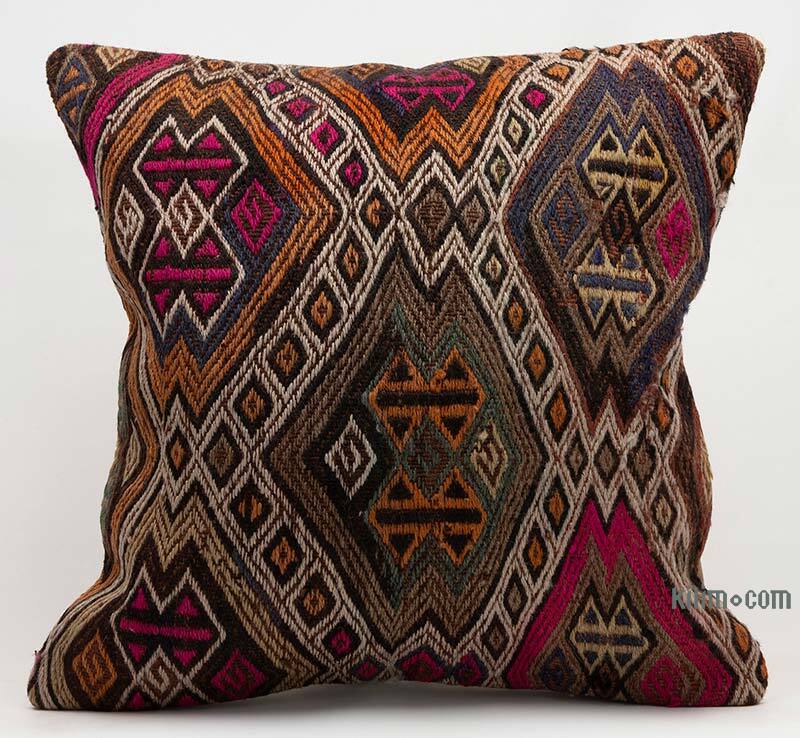 Kilim Pillow Cover - 1' 8" x 1' 8" (20" x 20") - K0081775