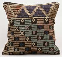 Kilim Pillow Cover - 1' 8" x 1' 8" (20" x 20")