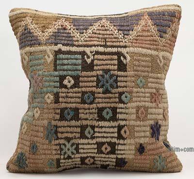 Kilim Pillow Cover - 1' 8" x 1' 8" (20" x 20")