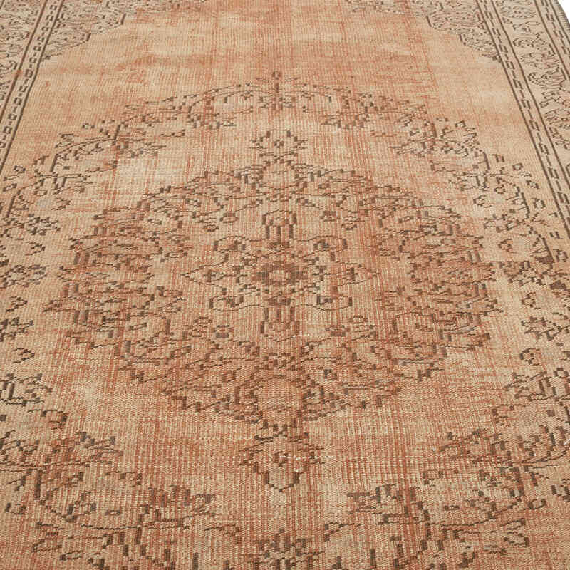 Over-dyed Vintage Hand-Knotted Turkish Rug - 5' 11" x 9' 1" (71" x 109") - K0081829