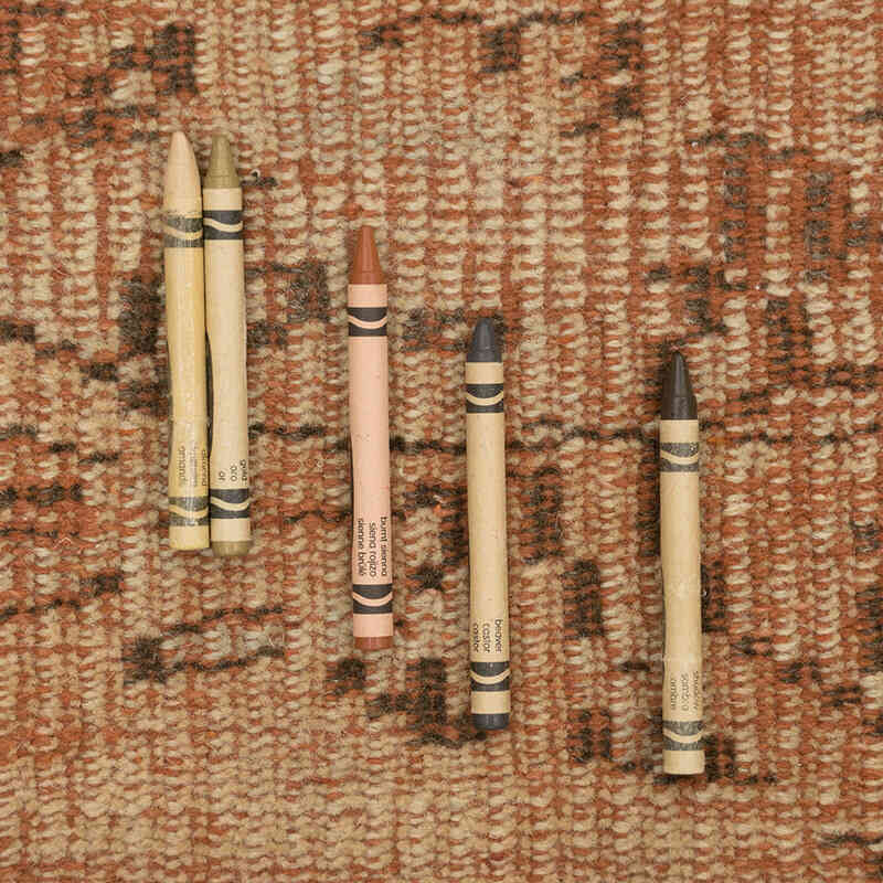 Over-dyed Vintage Hand-Knotted Turkish Rug - 5' 11" x 9' 1" (71" x 109") - K0081829