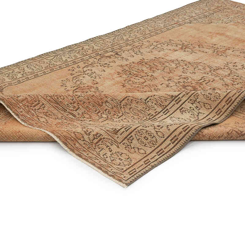 Over-dyed Vintage Hand-Knotted Turkish Rug - 5' 11" x 9' 1" (71" x 109") - K0081829