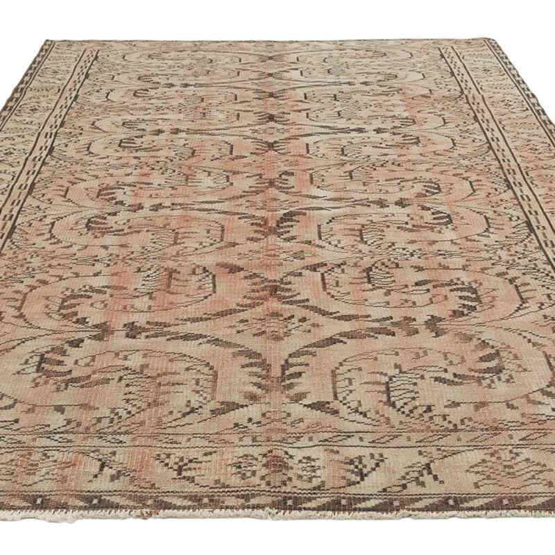 Vintage Turkish Hand-Knotted Rug - 6' 3" x 9' 6" (75" x 114") - K0081830