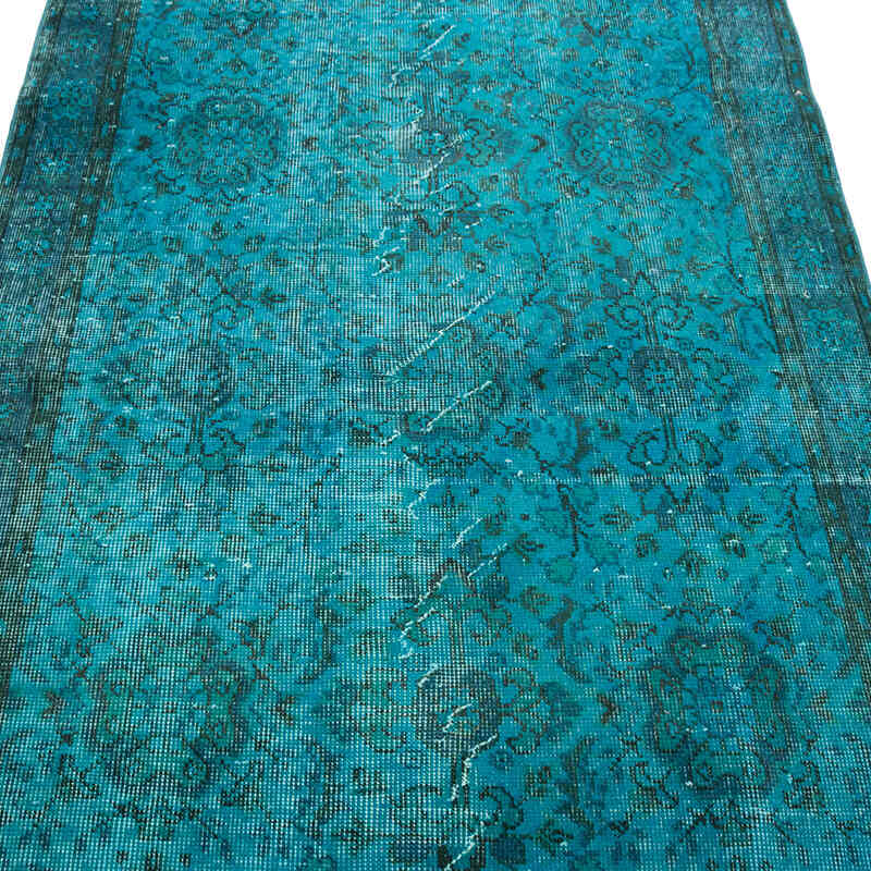 Over-dyed Vintage Hand-Knotted Turkish Rug - 3' 8" x 6' 10" (44" x 82") - K0081832