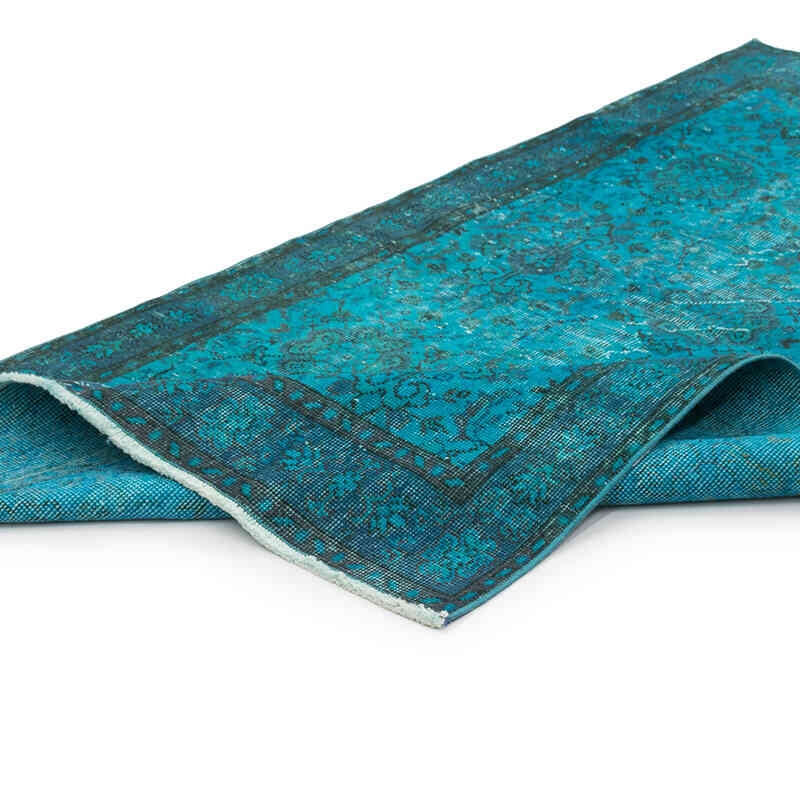 Over-dyed Vintage Hand-Knotted Turkish Rug - 3' 8" x 6' 10" (44" x 82") - K0081832
