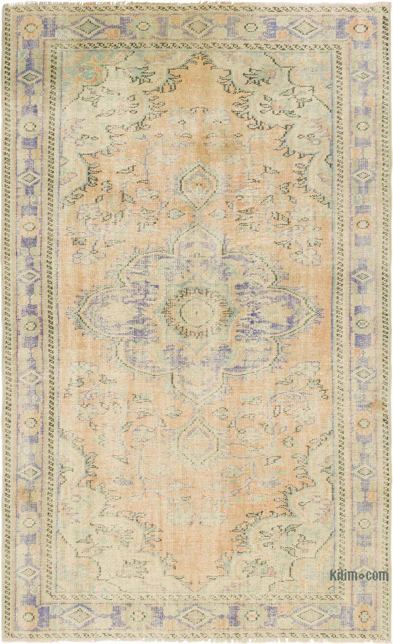 Alfombra Vintage Turca Anudada a Mano - 180 cm x 290 cm - K0081836