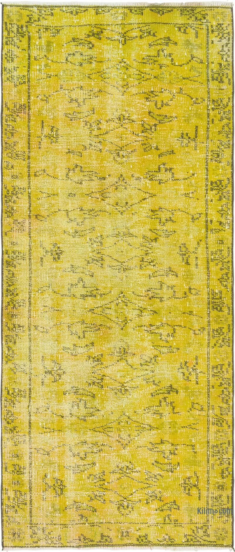 Boyali El Dokuma Vintage Hali - 83 cm x 193 cm - K0081837