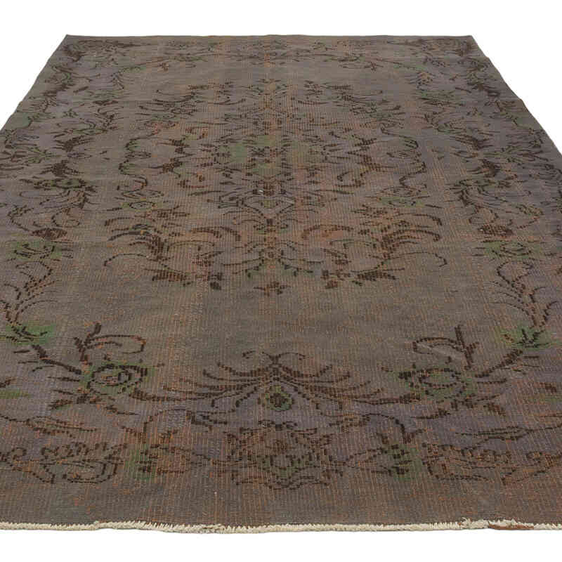 Alfombra Turca Vintage Sobre-teñida - 190 cm x 297 cm - K0081839