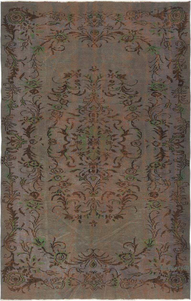 Alfombra Turca Vintage Sobre-teñida - 190 cm x 297 cm - K0081839