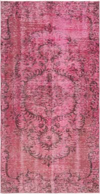 Boyali El Dokuma Vintage Hali - 127 cm x 246 cm