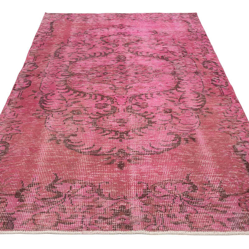 Alfombra Turca Vintage Sobre-teñida - 127 cm x 246 cm - K0081841