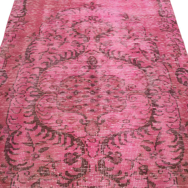 Alfombra Turca Vintage Sobre-teñida - 127 cm x 246 cm - K0081841