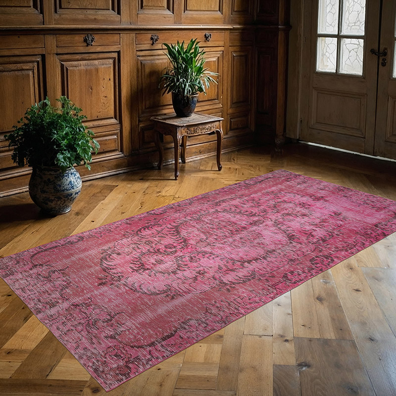 Boyali El Dokuma Vintage Hali - 127 cm x 246 cm - K0081841