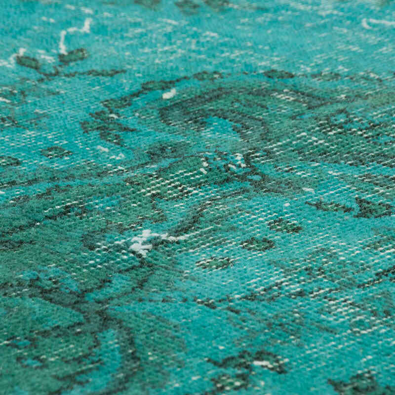 Over-dyed Vintage Hand-Knotted Turkish Rug - 3' 10" x 6' 11" (46" x 83") - K0081842