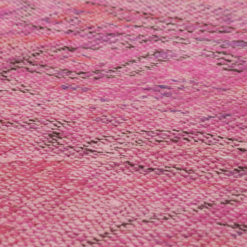 Over-dyed Vintage Hand-Knotted Turkish Rug - 6' 5" x 9' 8" (77" x 116") - K0081844