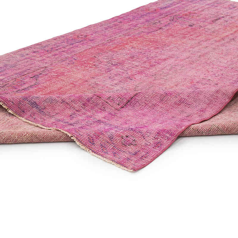 Over-dyed Vintage Hand-Knotted Turkish Rug - 6' 5" x 9' 8" (77" x 116") - K0081844