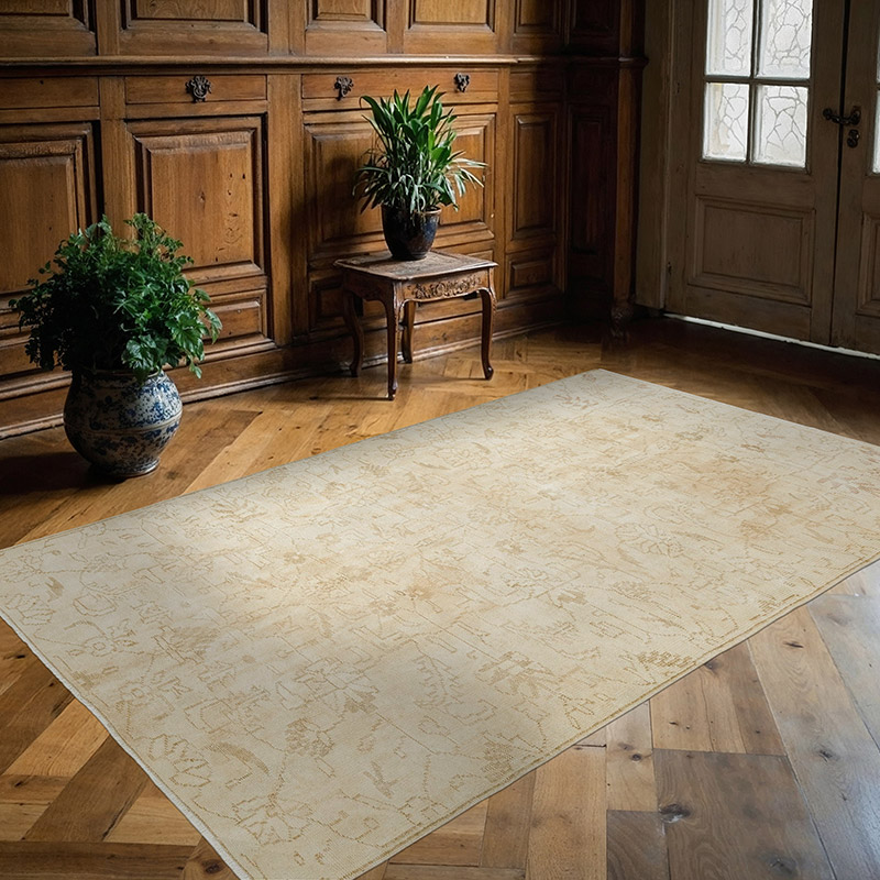 Vintage Turkish Hand-Knotted Rug - 5' 4" x 8' 6" (64" x 102") - K0081845