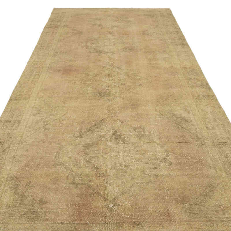 Alfombra Vintage Turca Anudada a Mano - 145 cm x 375 cm - K0081847