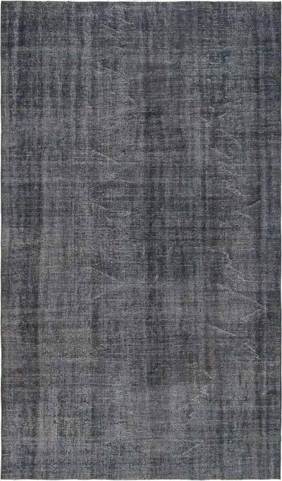 Over-dyed Vintage Hand-Knotted Turkish Rug - 5' 8" x 9' 8" (68" x 116")