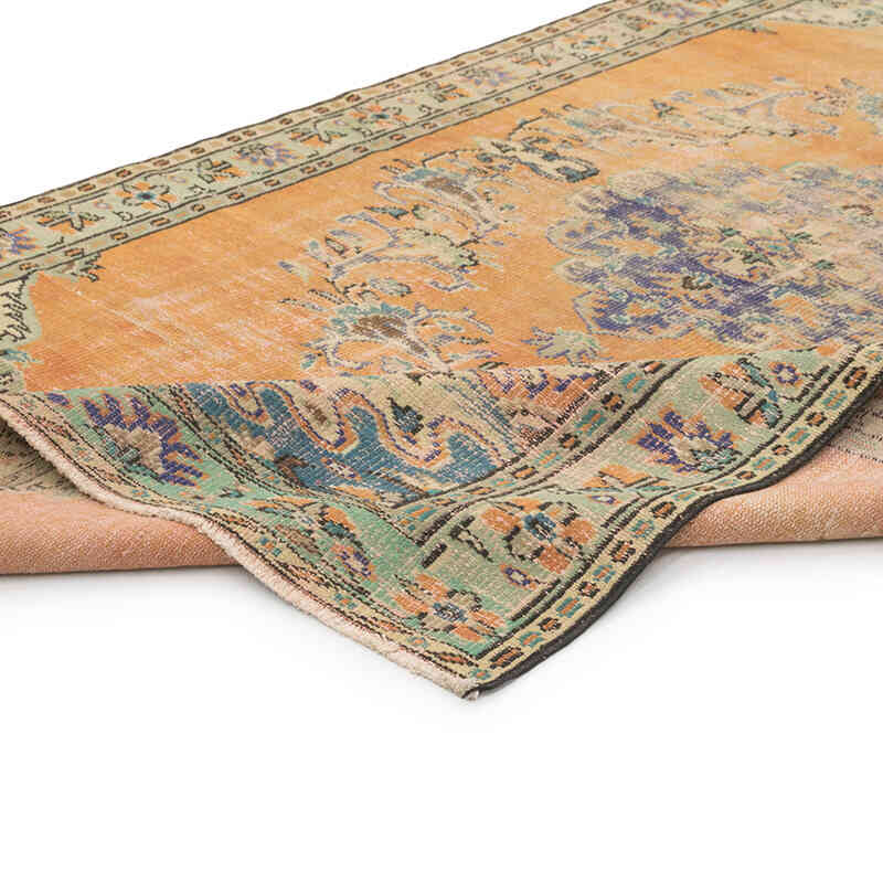 Alfombra Vintage Turca Anudada a Mano - 182 cm x 290 cm - K0081851